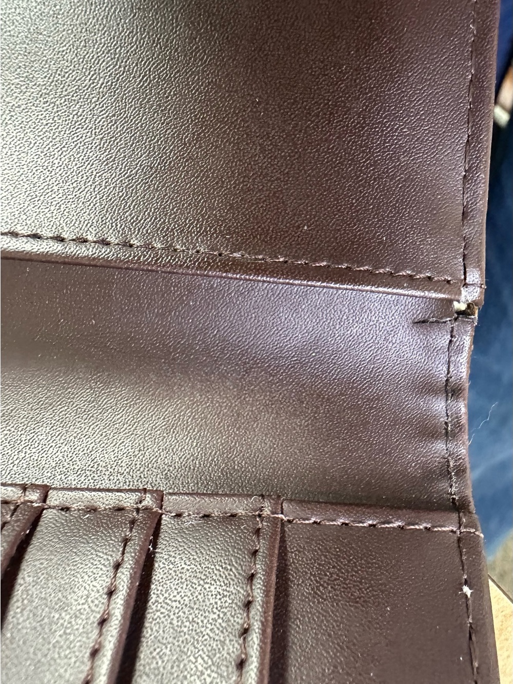Coach Signature Canvas Checkbook Wallet Brown Khaki 🍨🤎 - Picture 7 of 9